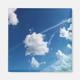 Kleine Wolken im Licht Magnet