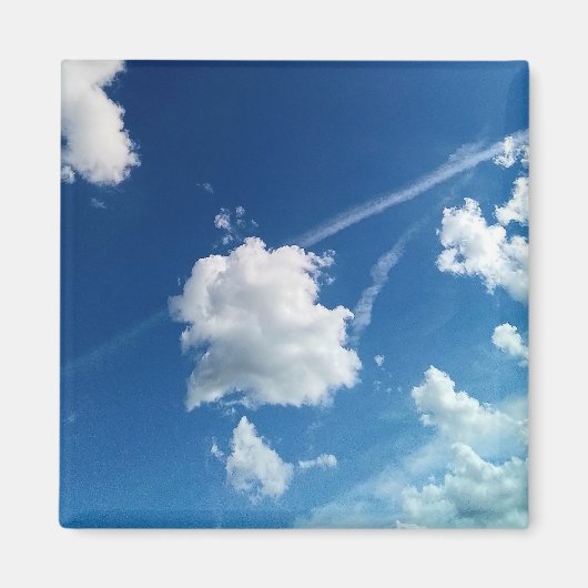 Kleine Wolken im Licht Magnet (Vorne)