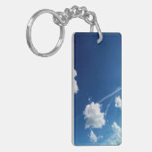 Kleine Wolken im Licht Schlüsselanhänger (Vorderseite links)