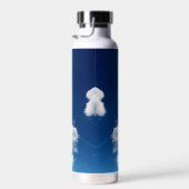 Kleine Wolken im Licht Trinkflasche (Rechts)