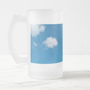 Kleine Wolkenflecken Mattglas Bierglas