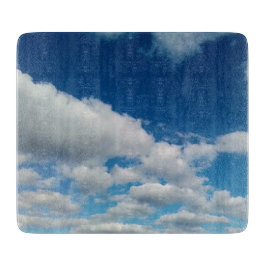 Kleine Wolkenschichten Schneidebrett