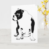 Kleine Worte, seitliche Pose Karte (Gelbe Blume)