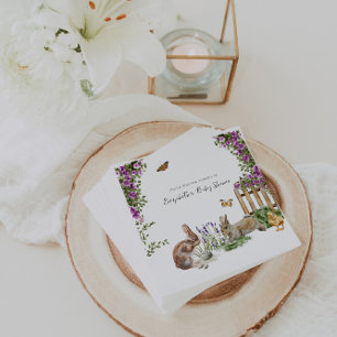 Kleine Wunder Frühlingsgarten-Baby-Party Serviette