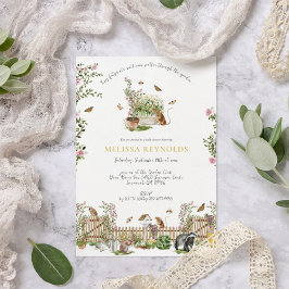 Kleine Wunder | Spring Garden Baby Dusche Einladung