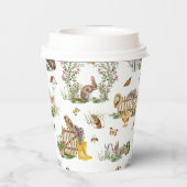 Kleine Wunder | Spring Garden Baby Dusche Pappbecher (Rückseite)