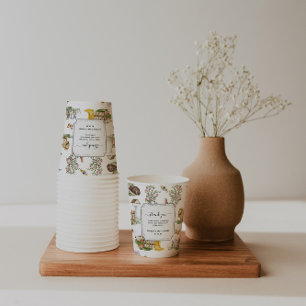 Kleine Wunder Spring Garden Baby Dusche Pappbecher