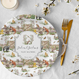 Kleine Wunder | Spring Garden Baby Dusche Pappteller