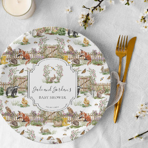 Kleine Wunder Spring Garden Baby Dusche Pappteller