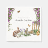 Kleine Wunder | Spring Garden Baby Dusche Serviette (Vorderseite)