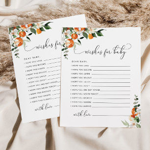 Kleine Wünsche der Süsse für die Babykarte