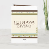 Kleine Zehe-Karte Ankündigung (Rückseite)