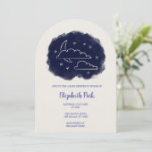 Kleine Zehen, große Träume Einladung (Stehend Vorderseite)