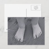 Kleine Zehen Postkarte (Vorne/Hinten)