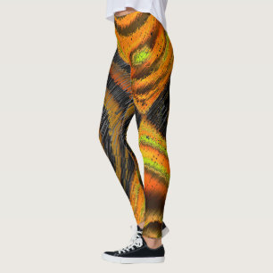 Kleine, zerbrochene und deformierte gelbliche Mosa Leggings