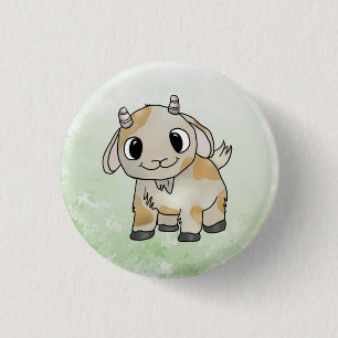 kleine Ziege Button