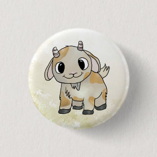 kleine Ziege Button