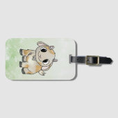 kleine Ziege   Gepäckanhänger (Vorderseite (Horizontal))