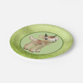 kleine ziege pappteller (Schrägansicht)