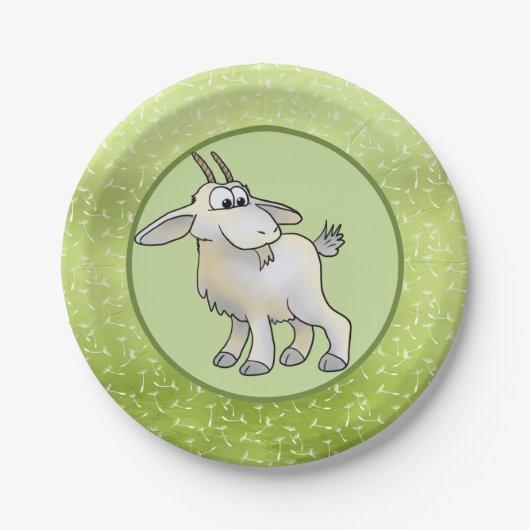kleine ziege pappteller (Vorderseite)