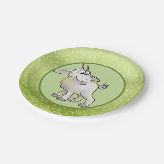 kleine ziege pappteller (Schrägansicht)