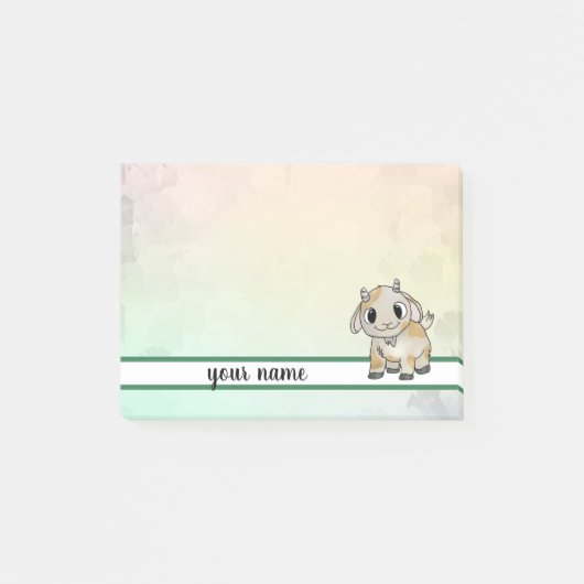 kleine Ziege Post-it Klebezettel (Vorderseite)