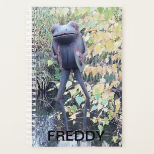 Kleine Zierstatue eines Frosches. Planer