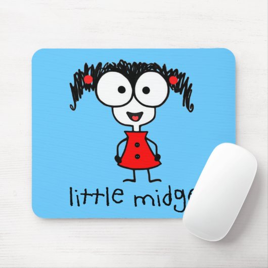 Kleine Zuckmücke Mousepad (Mit Mouse)