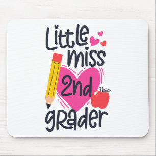 Kleine Zweitklässlerin erster Tag der zweiten Klas Mousepad