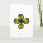 Kleinen Heiligespattys Tagesmädchen-Gruß-Karte Karte (Rückseite)