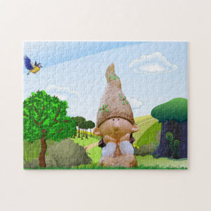 Kleinen Kobold-St Patrick TagesFoto-Puzzlespiel Puzzle