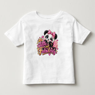 Kleiner aber fabelhafter Panda (Mädchen) Kleinkind T-shirt