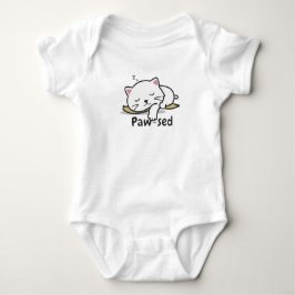 Kleiner, aber paw-basierter Baby Bodysuit Baby Strampler