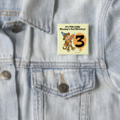 Kleiner Affe 3. Geburtstag - Hemden und Geschenke Button (Beispiel)