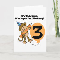 Kleiner Affe 3. Geburtstag - Hemden und Geschenke