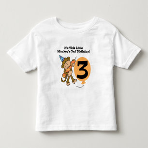 Kleiner Affe 3. Geburtstag - Hemden und Geschenke Kleinkind T-shirt