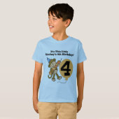 Kleiner Affe 4. Geburtstag Tshirts und Geschenke (Vorne ganz)