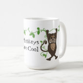 Kleiner Affe auf den Weinbergen Kaffeetasse (VorderseiteRechts)