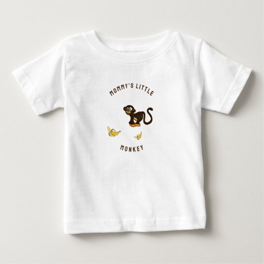 Kleiner Affe Baby T-shirt (Vorderseite)