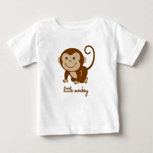 kleiner Affe Baby T-shirt (Vorderseite)