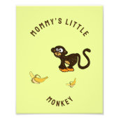 Kleiner Affe Fotodruck (Vorne)