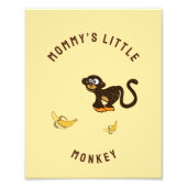 Kleiner Affe Fotodruck (Vorne)