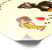 Kleiner Affe Fotodruck (Ecke)