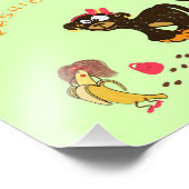 Kleiner Affe Fotodruck (Ecke)