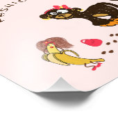Kleiner Affe Fotodruck (Ecke)