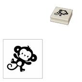 Kleiner Affe Gummistempel (Stempel)