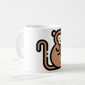 Kleiner Affe Kaffeetasse (Vorderseite Links)