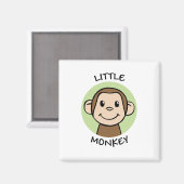 Kleiner Affe Magnet (Vorderseite/Rückseite)