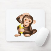 Kleiner Affe Mousepad (Mit Mouse)