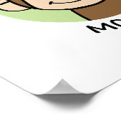 Kleiner Affe Poster (Ecke)
